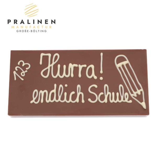 Geschenk zur Einschulung, Schokofigur Einschulng, Schoko Etui, Schoko Schultafel, Was schenkt man zur Einschulung, Geschenk erster Schultag